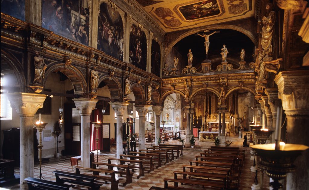 Veduta interna, Chiesa di San Nicol˜ dei Mendicoli, Venezia