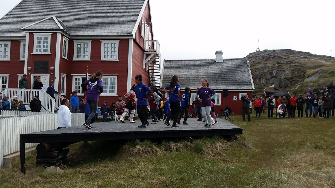 Greenland national day dancing