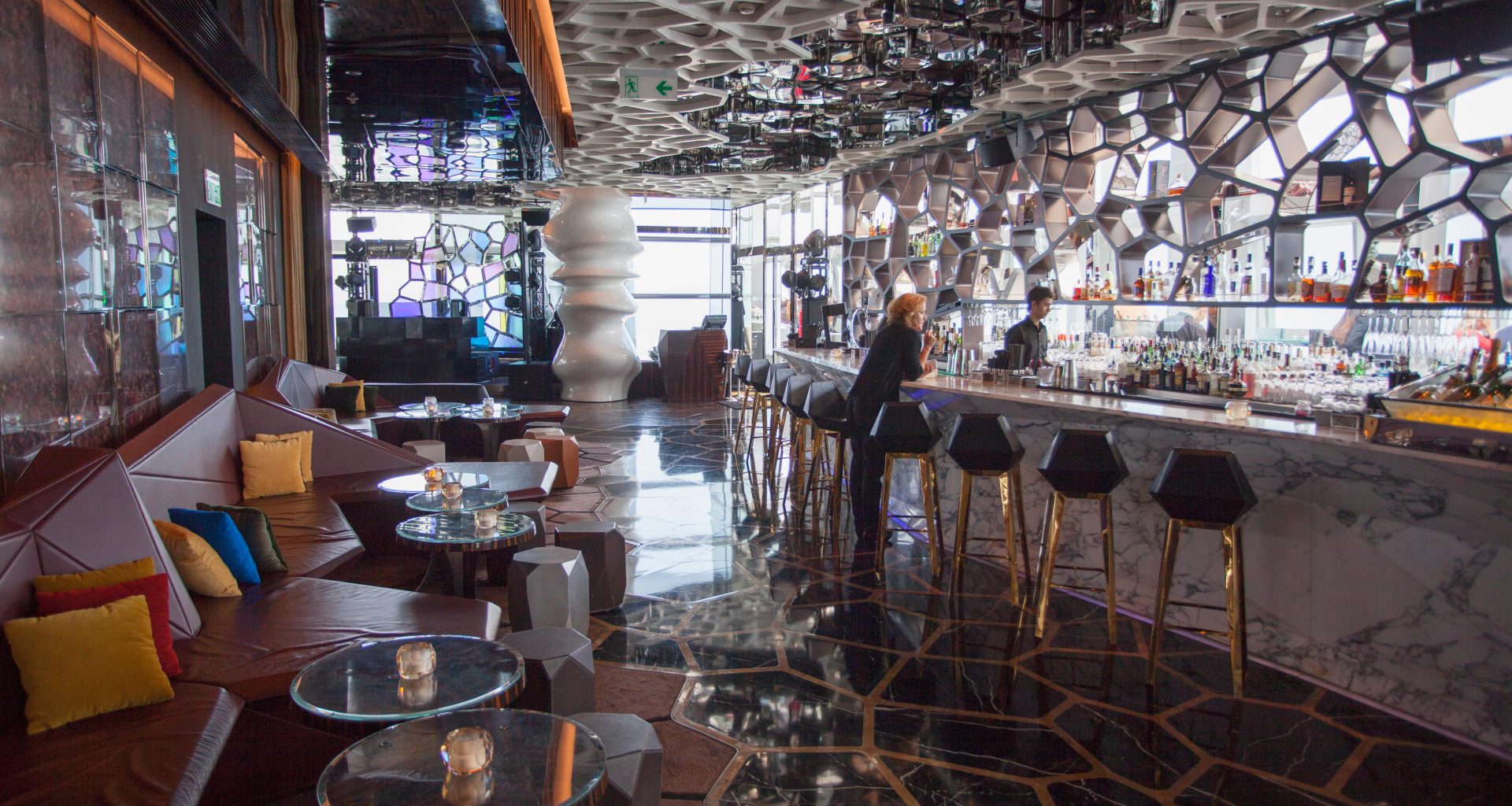 Ozone bar (highest in the world) in Ritz Carlton inside ICC, Kowloon, Hong Kong, China, Asia