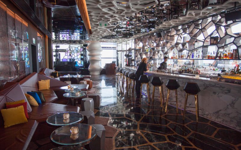 Ozone bar (highest in the world) in Ritz Carlton inside ICC, Kowloon, Hong Kong, China, Asia