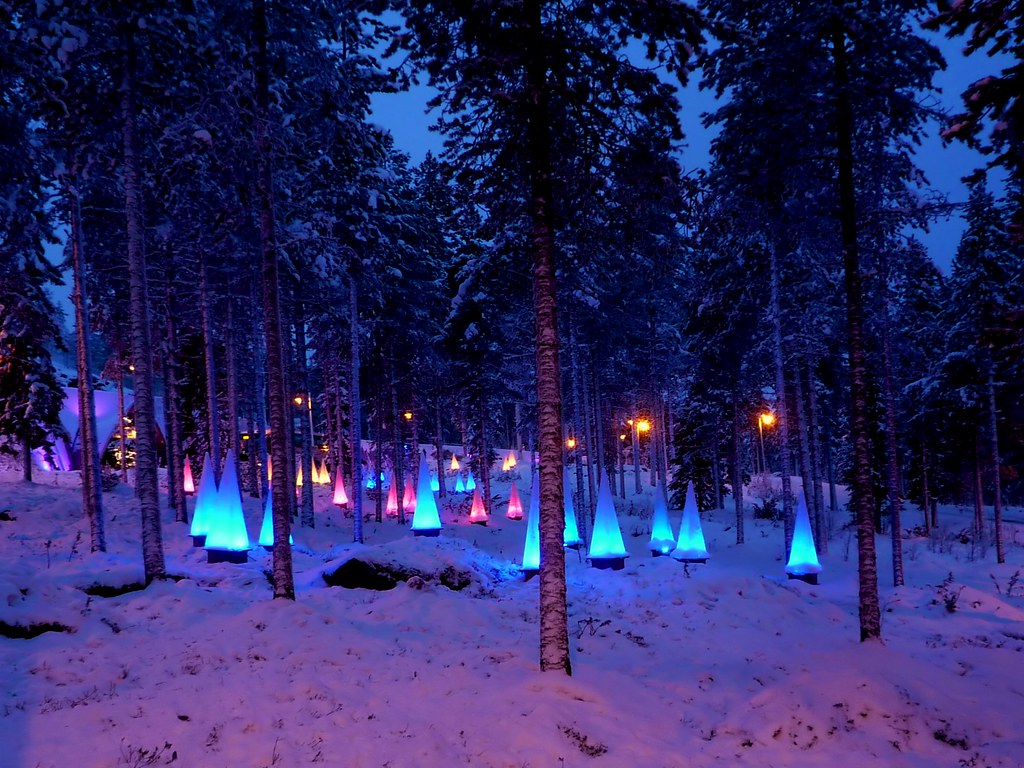 Santa Park in Rovaniemi, Lapland, Finland.
