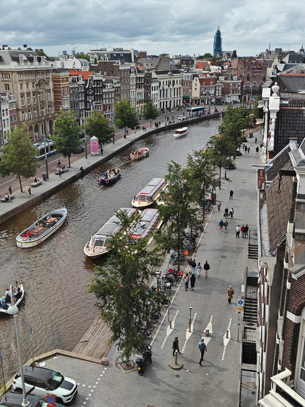 Amsterdam. View from L'Europe Hotel