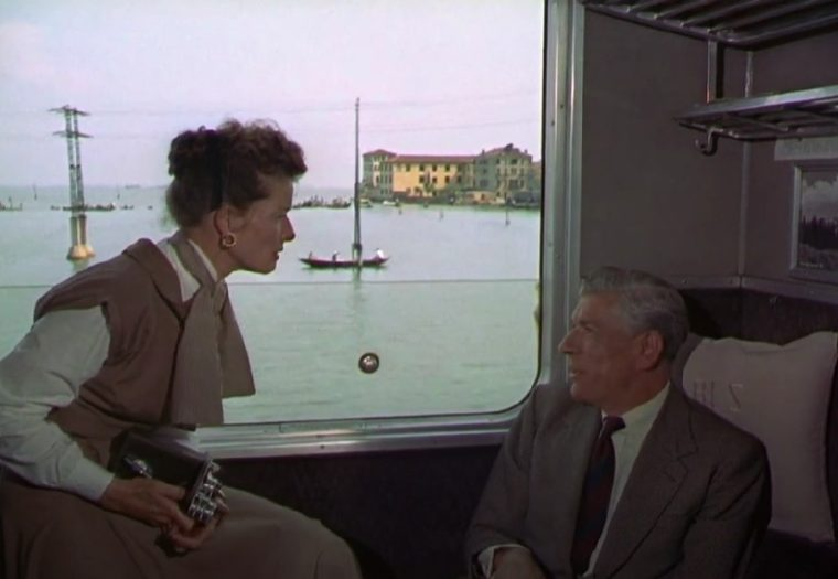 Sommer 1955, scene fra ankomsten til Venedig