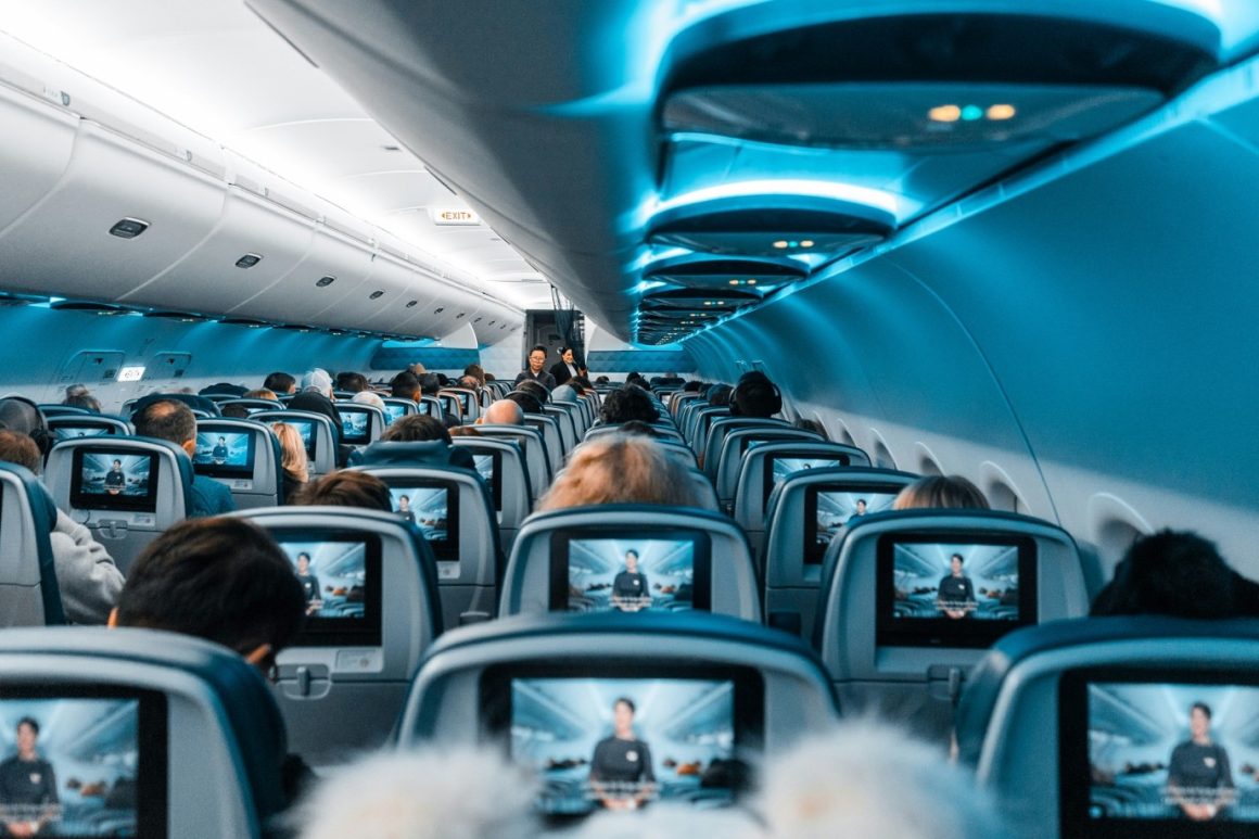 Connect with in-flight entertainment on long-haul flights.