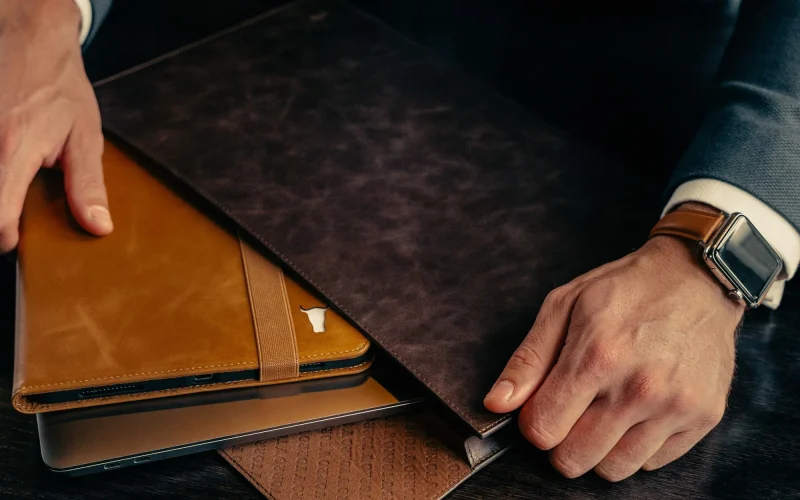 Classy Leather Laptop Cases for Smart Travel