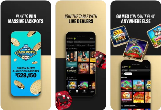 mgm online casino app with a real money no deposit bonus