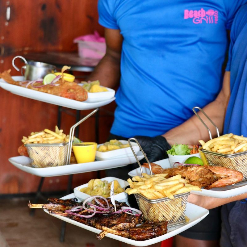 Restauracja Beach Grill w Carbet