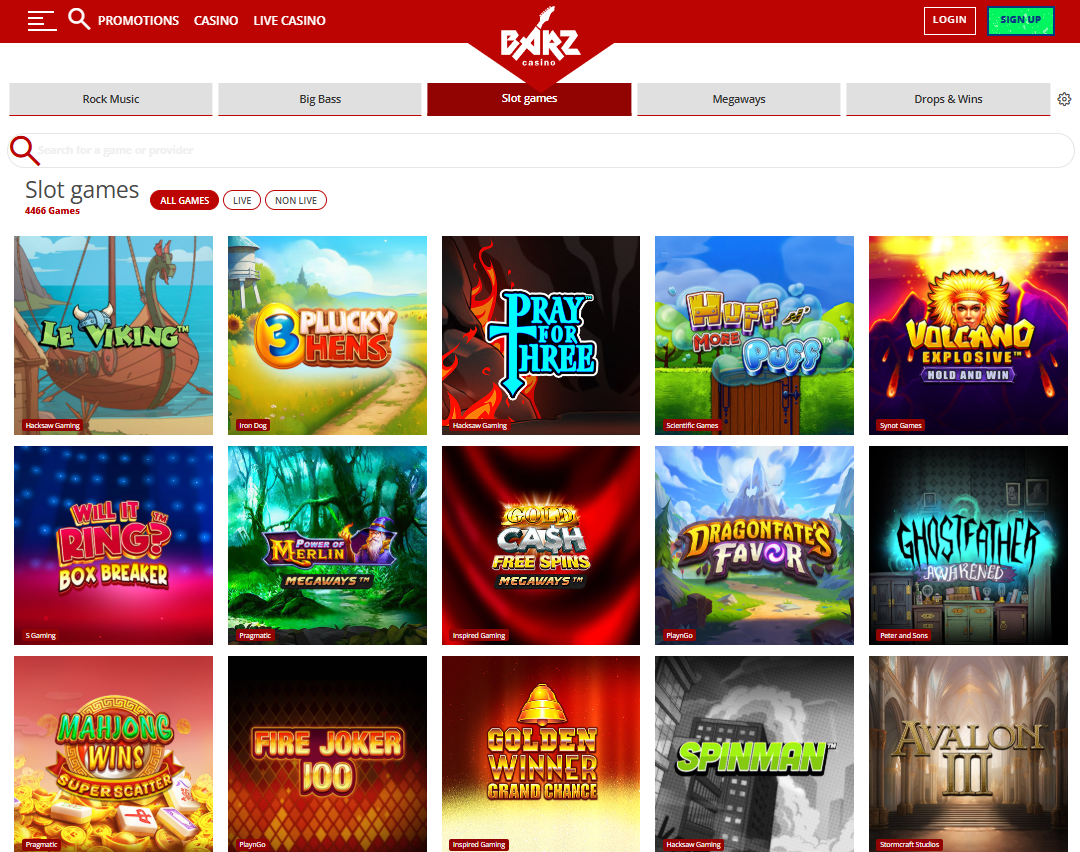 online casinos UK - Barz