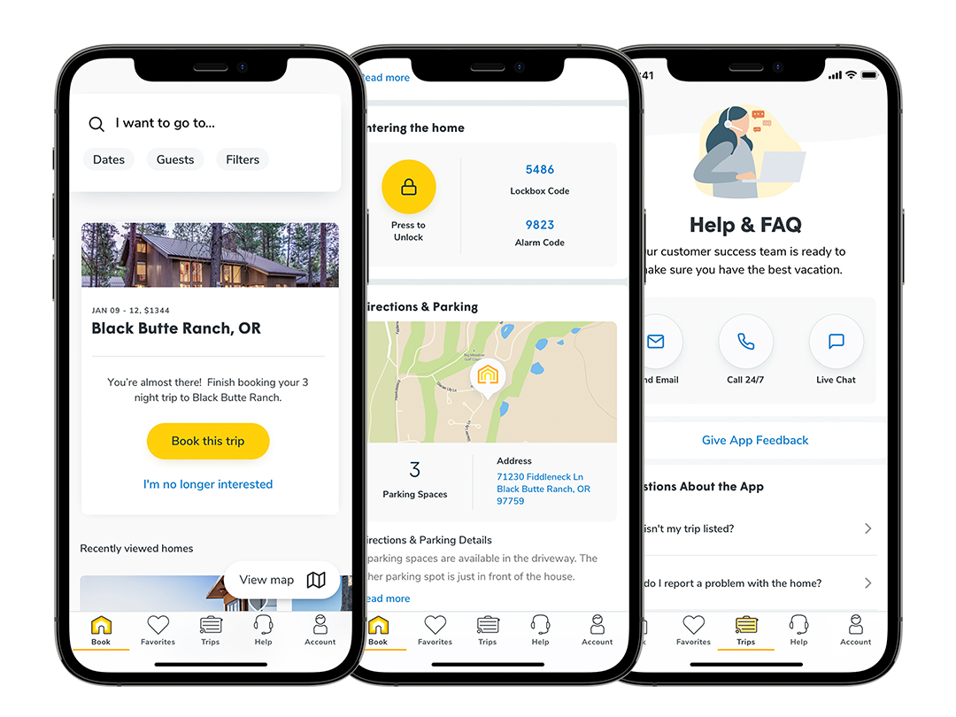 Vacasa Travel App