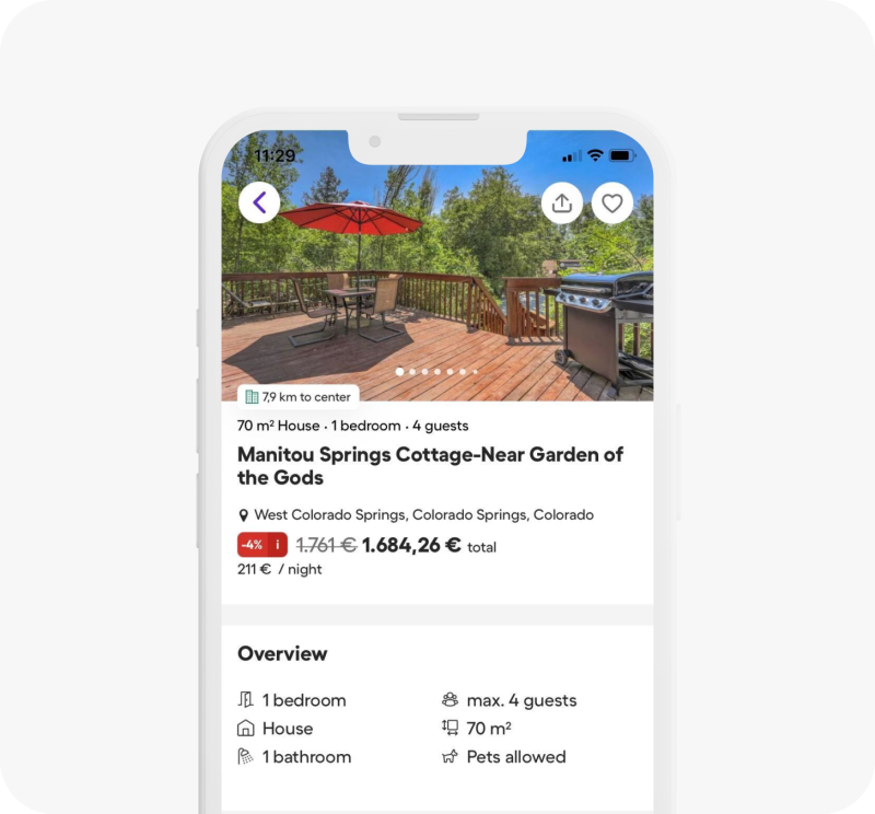 HomeToGo App