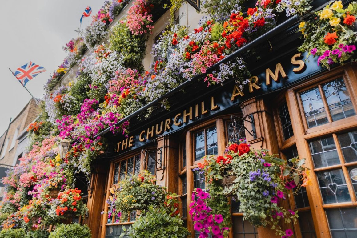 Churchill Arms pub