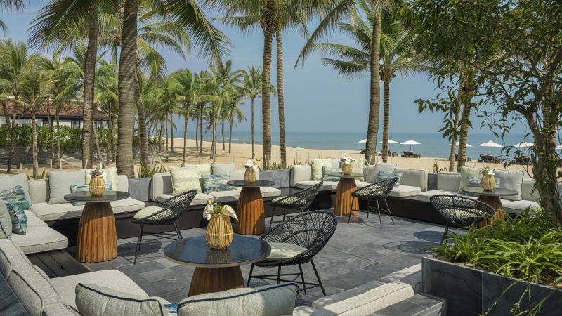 sol og sao four seasons hotellet i Nam Hai Vietnam