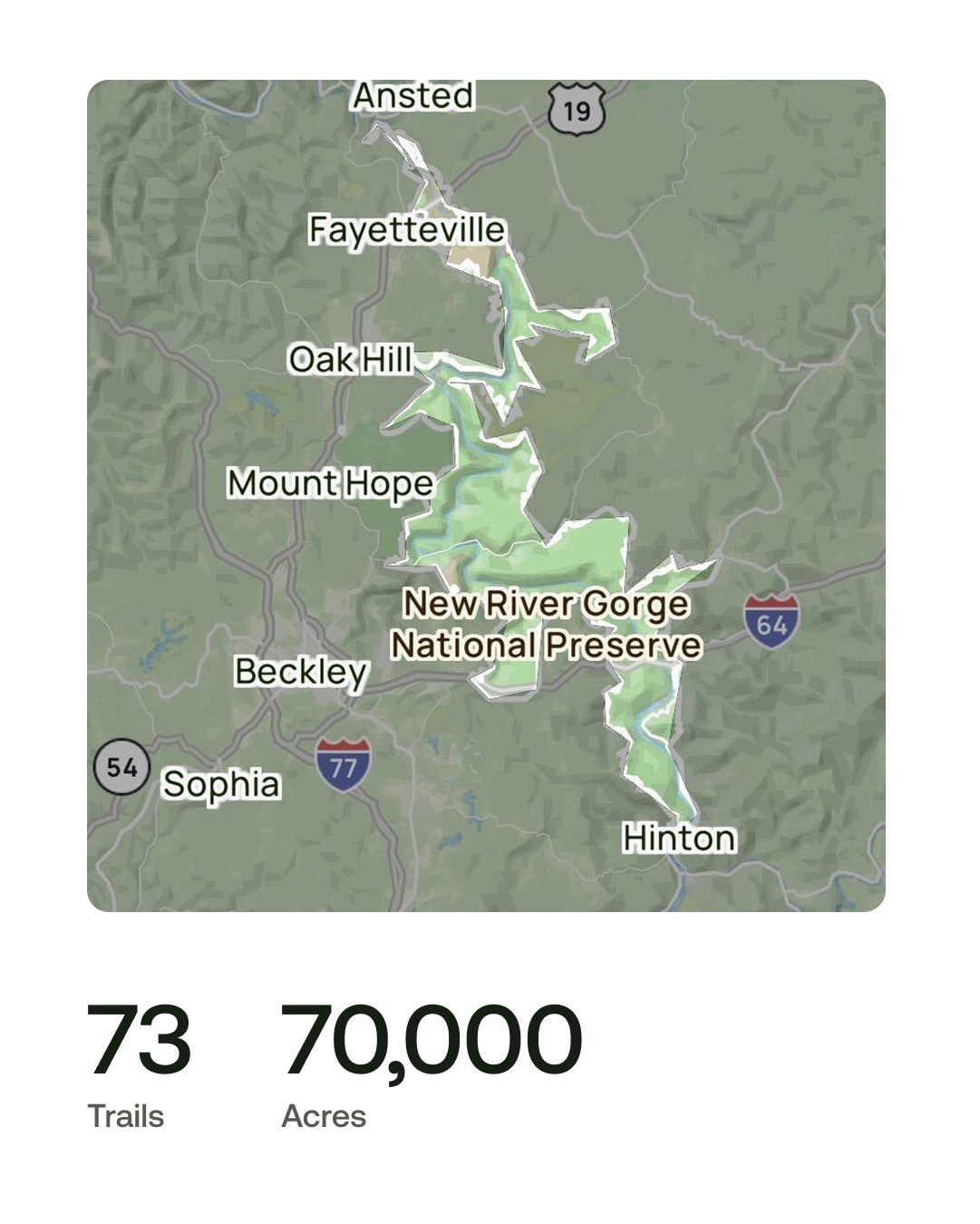 AllTrails app