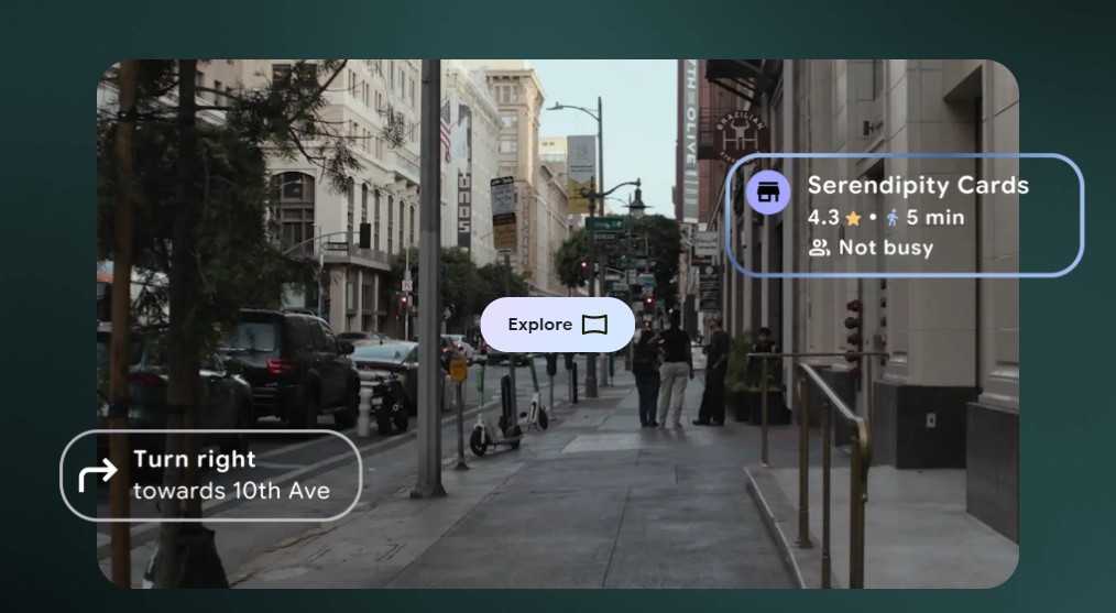 Android AR Smart Glasses Travel Navigation