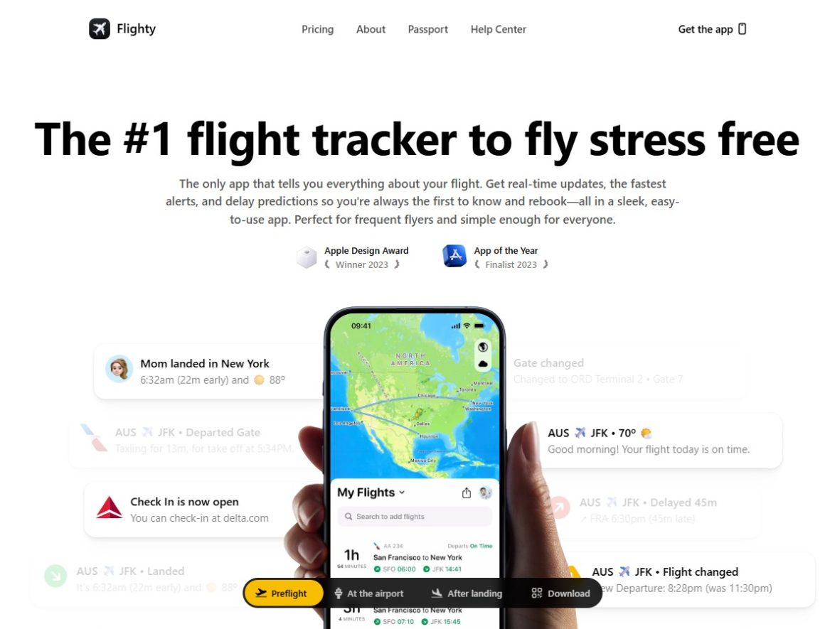 Flighty app