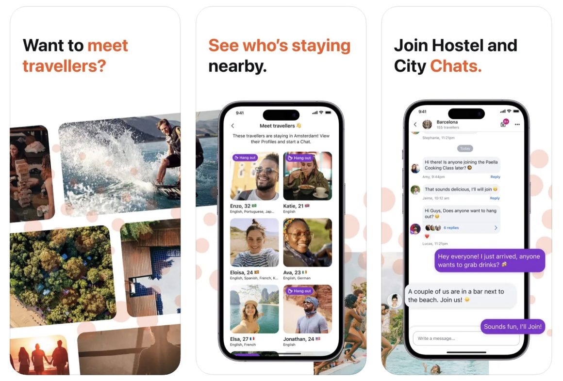 Hostelworld app