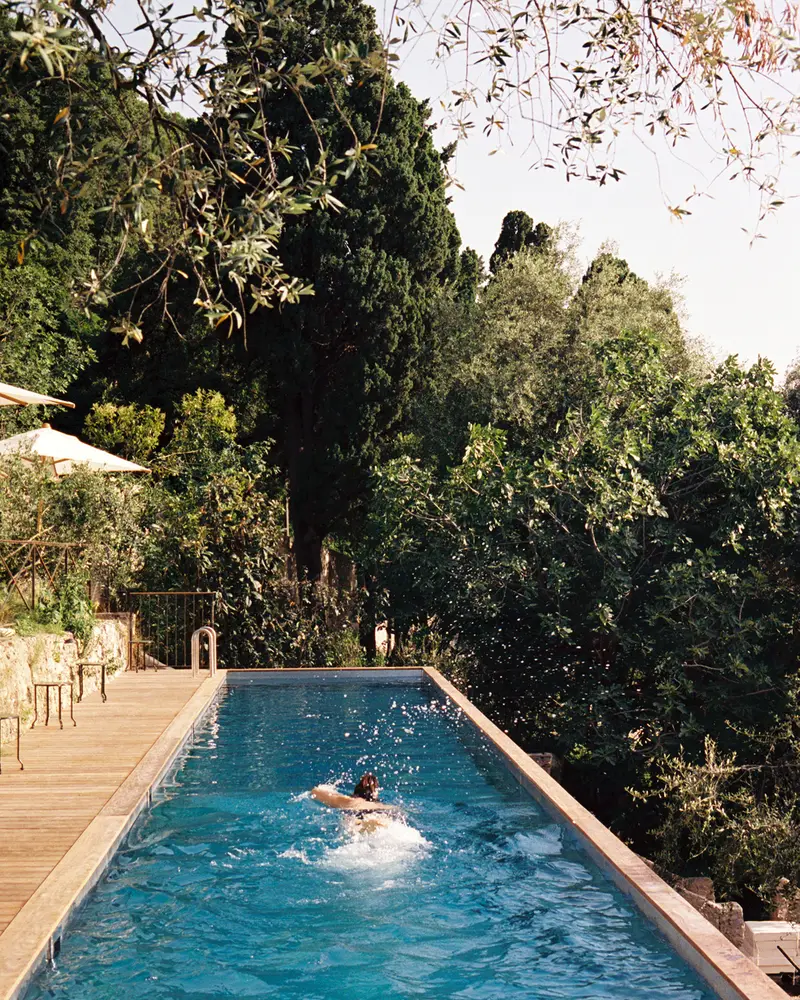 Hotel du Couvent garden and pool
