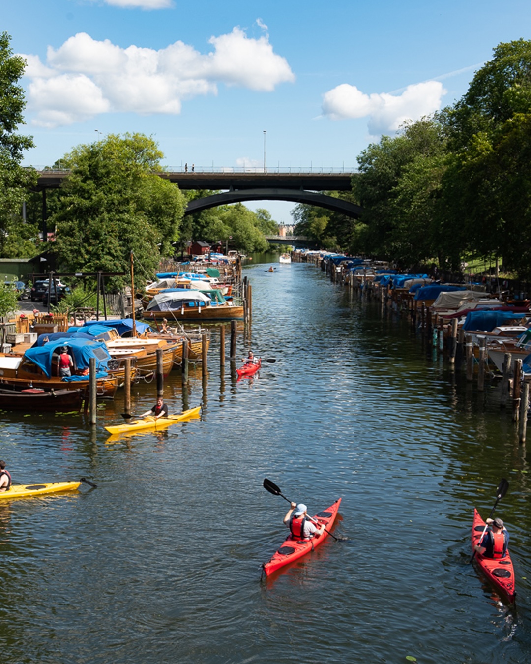 Kayaking at Långholmen