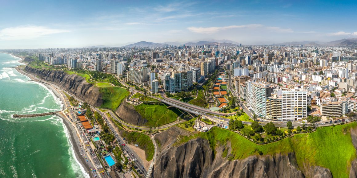 Luftfoto af Lima, Peru