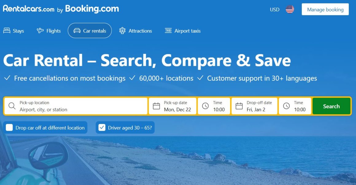 Rentalcars.com one of the largest car hire aggregators