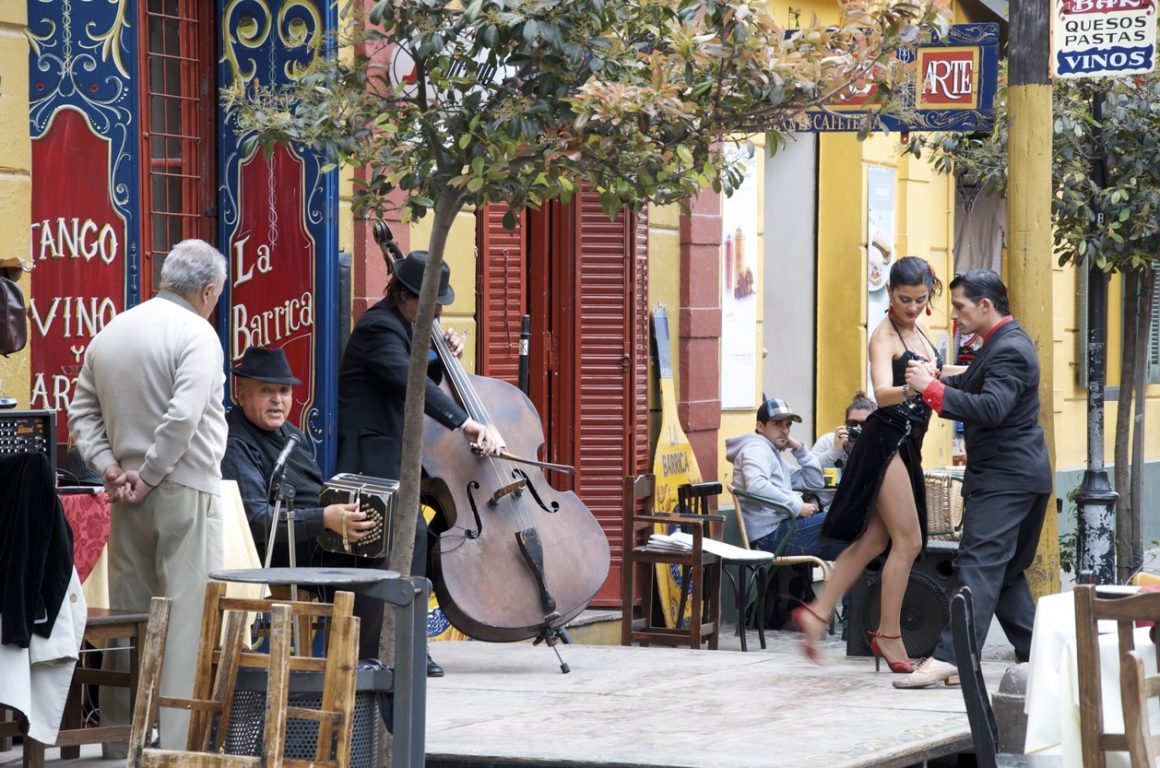 Tango Dancers in Caminito