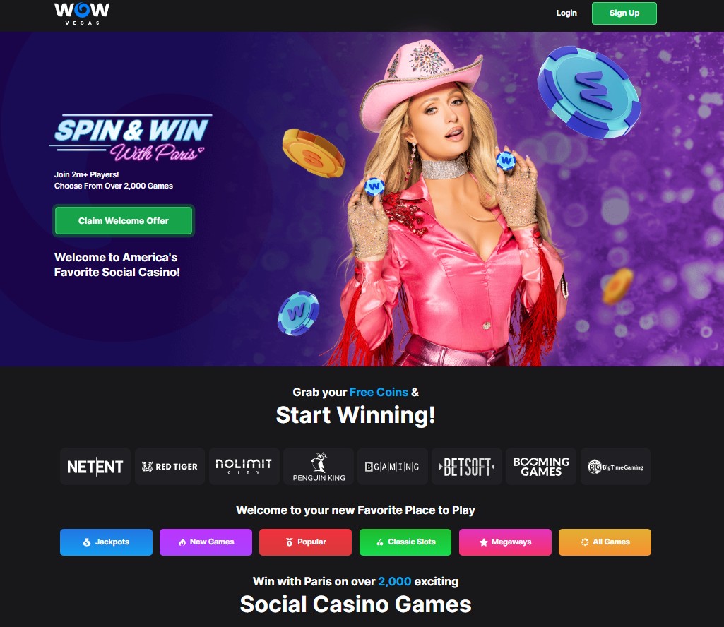 WOW Vegas Social Casino