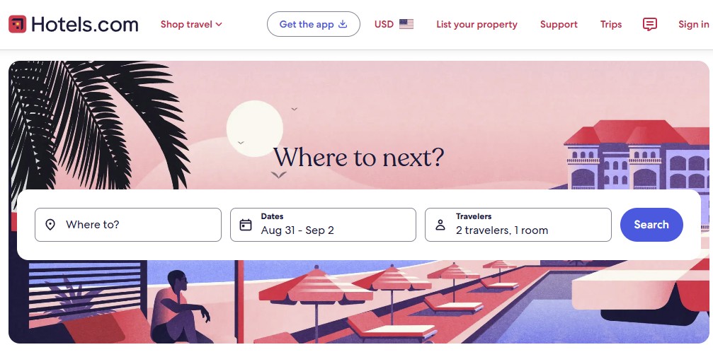 hotels.com top vacation Rental Booking Sites