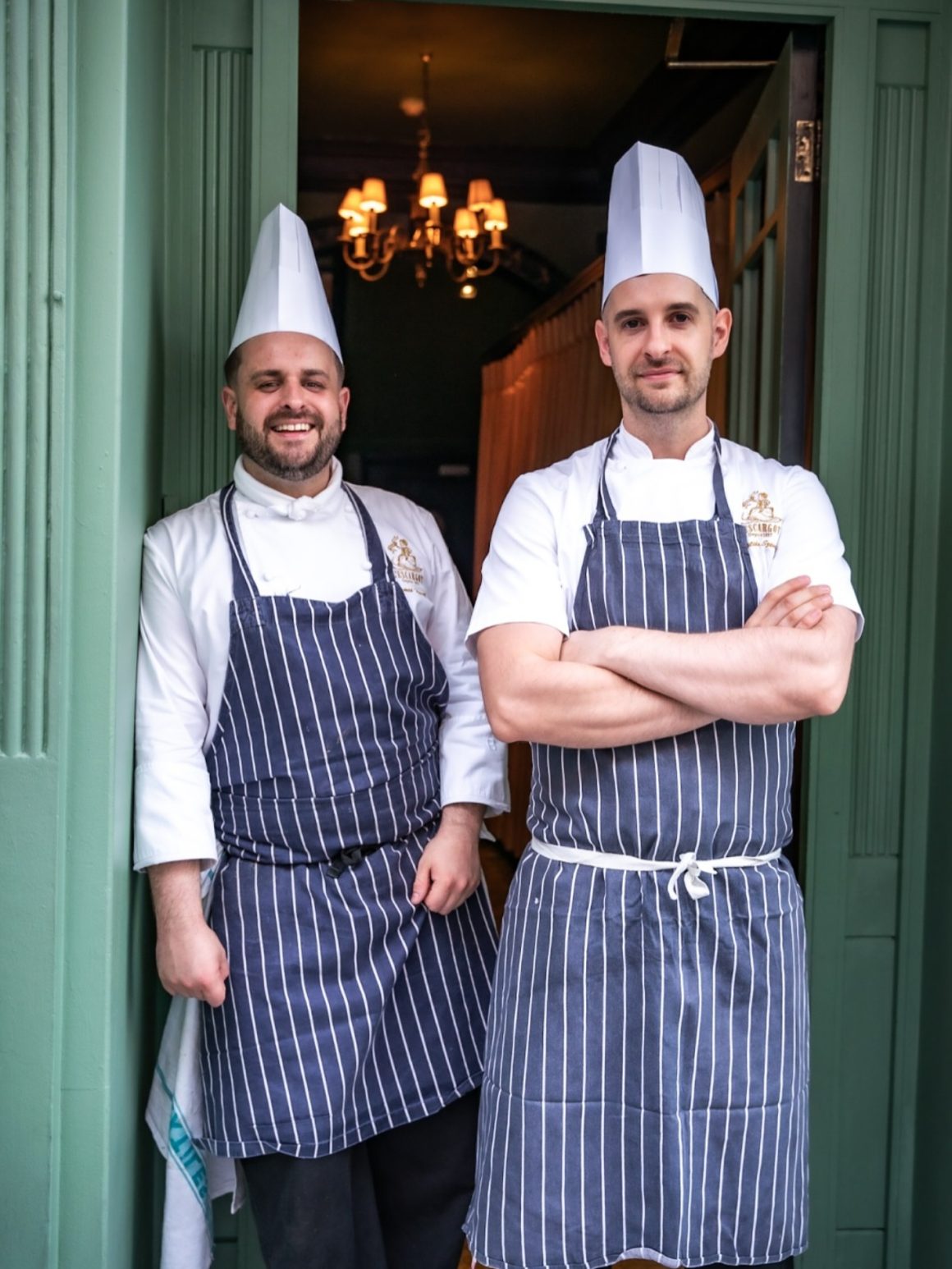 Chefs James and Krisztian