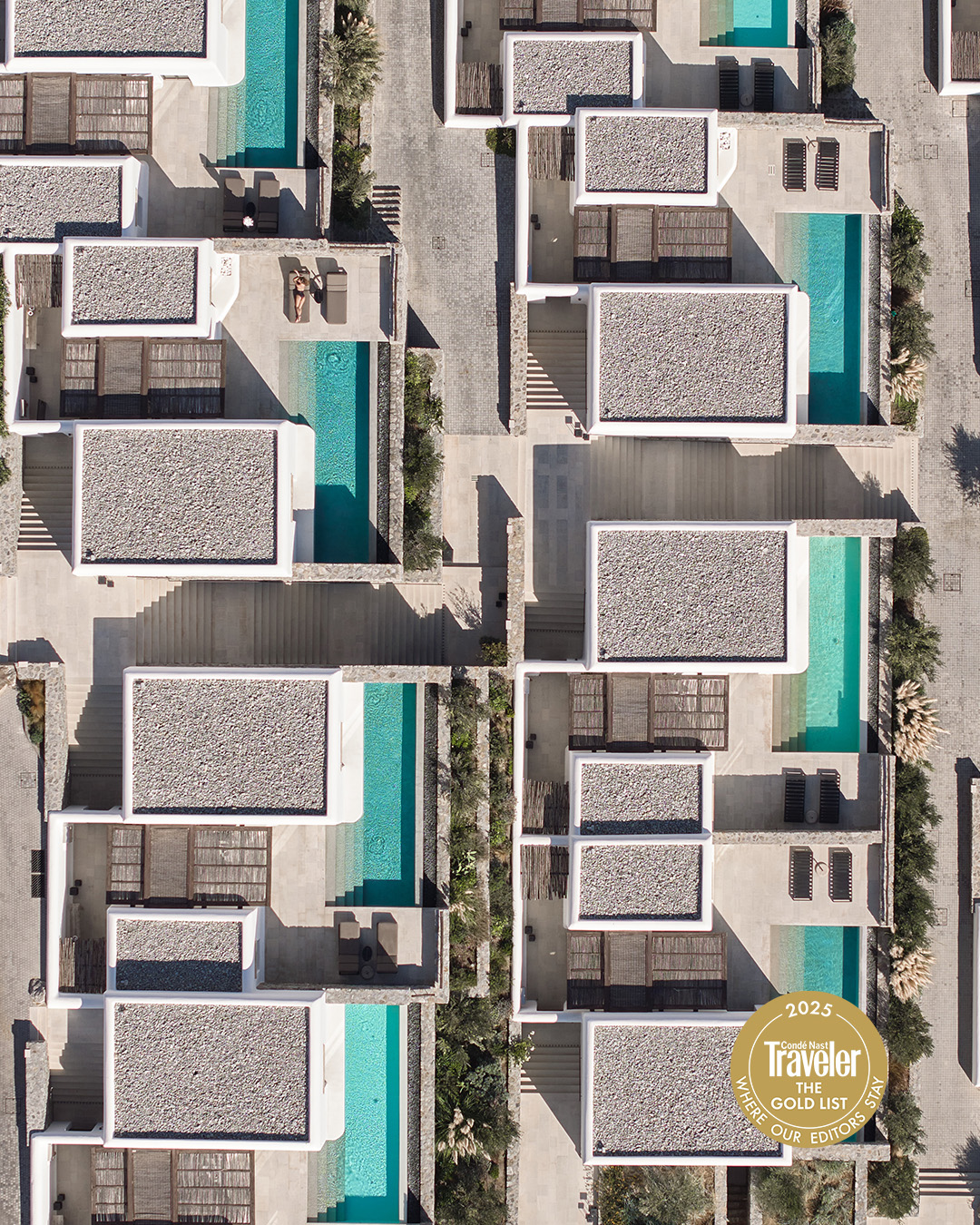 Kalesma Mykonos bird view