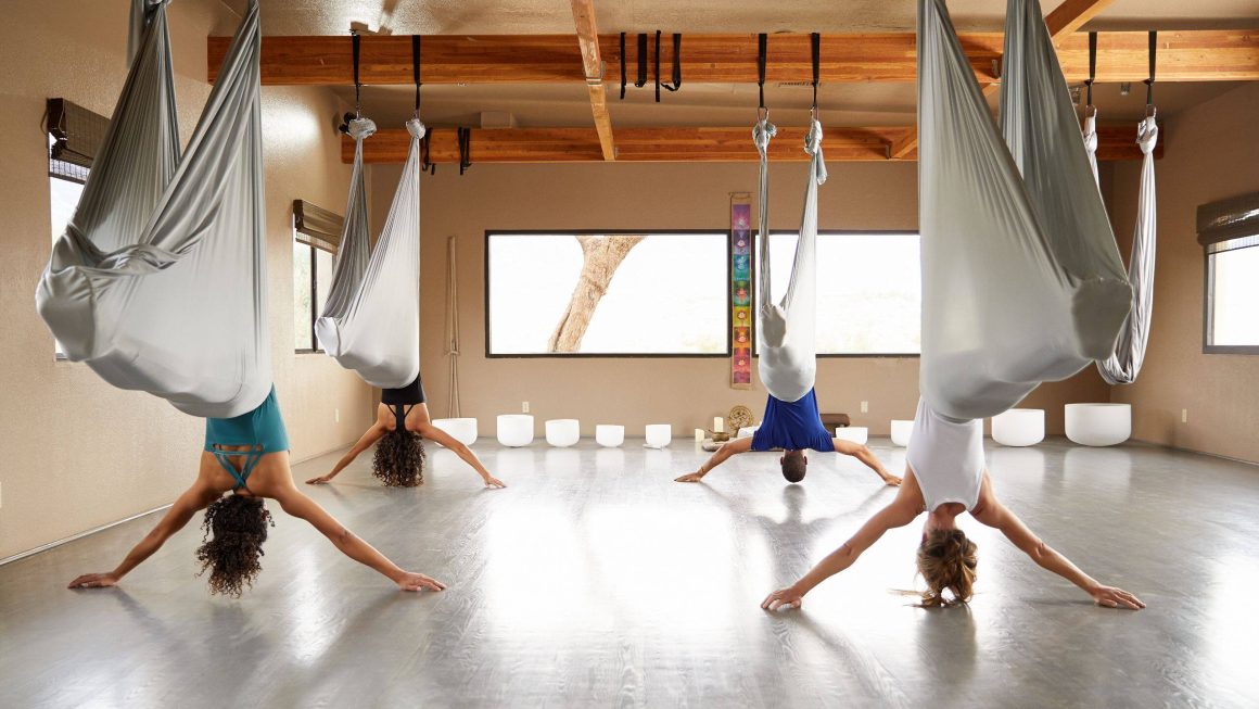 Miraval Arizona Resort and Spa Aerial Yoga