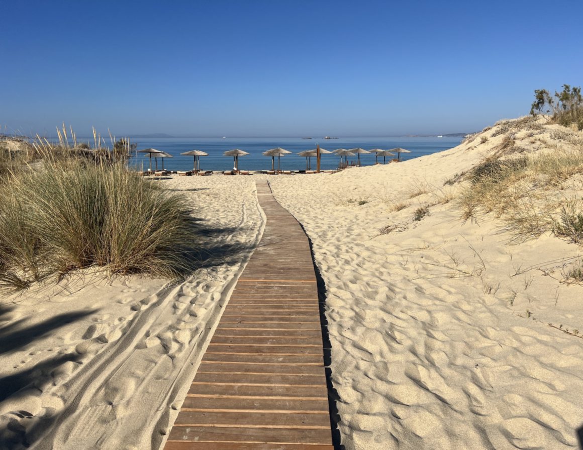 Plaka Beach, Agia Anna, Naxos Island Greece