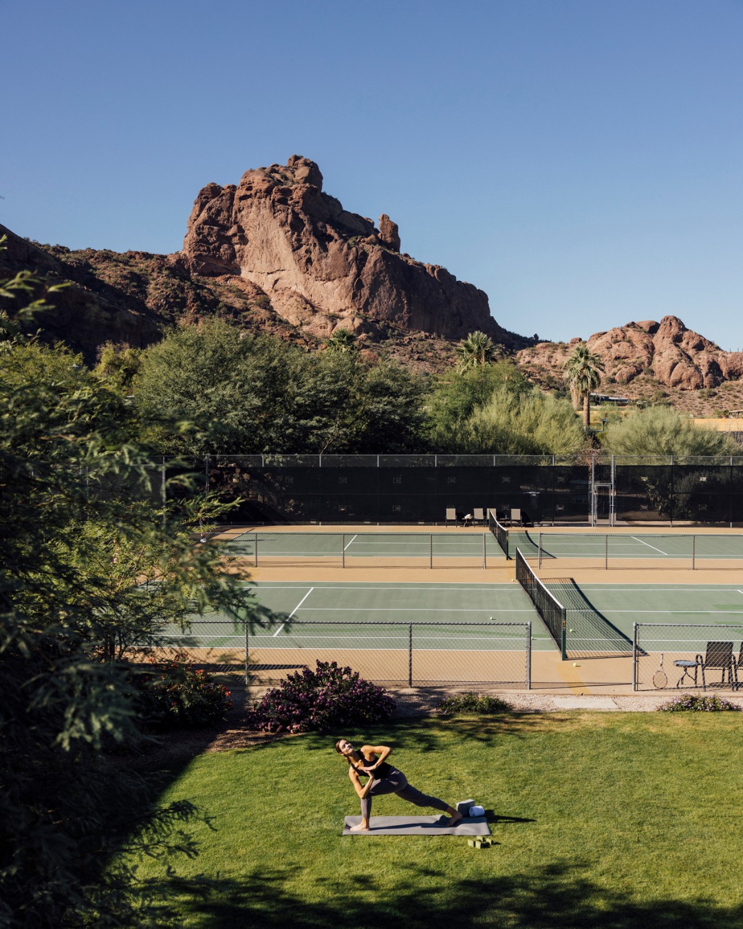Sanctuary Camelback Mountain tennis court