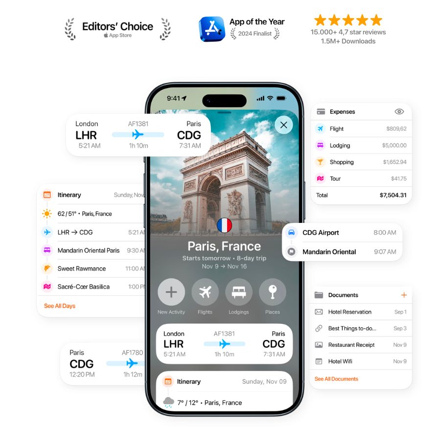 Tripsy AI travel app
