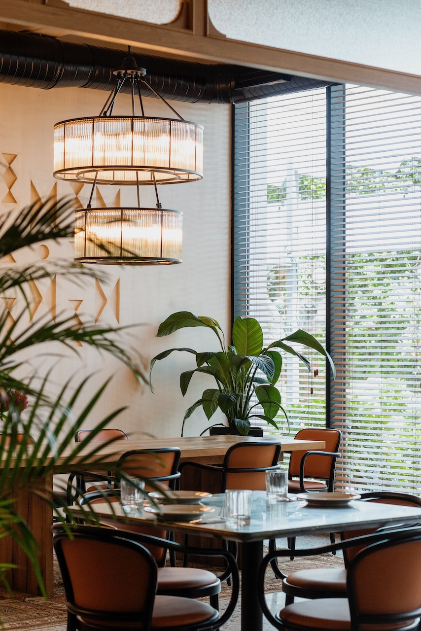 Интерьер ресторана ORO в Тбилиси