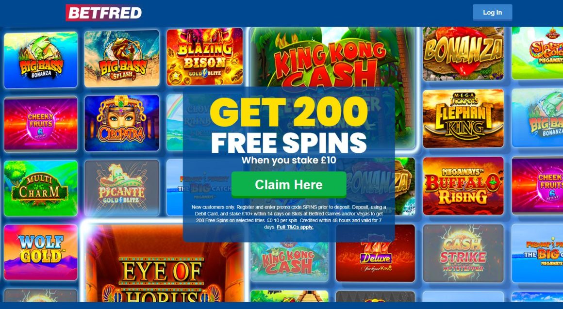 betfred casino and games with bonus