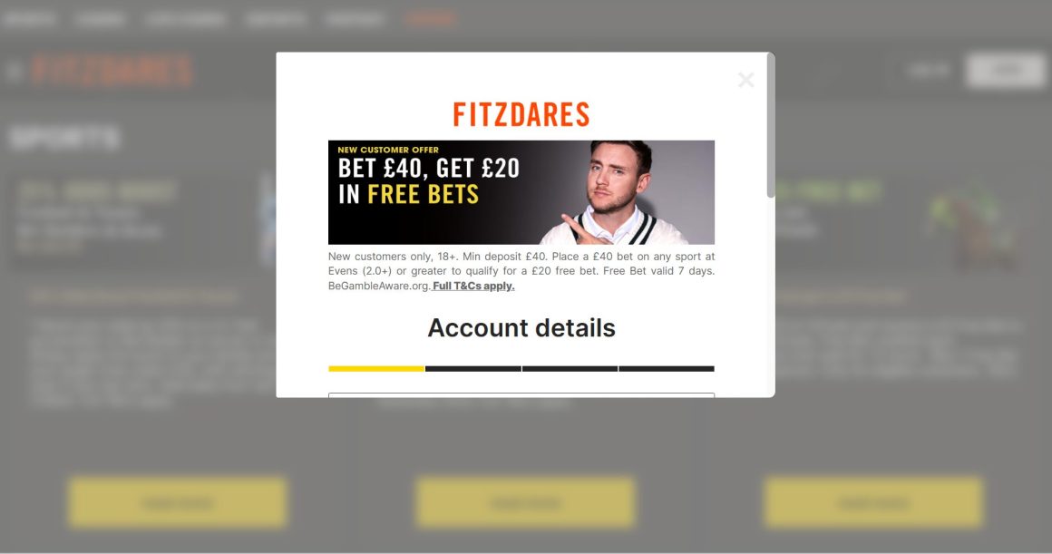 fitzdares. The Promo Today: Place a £40 Bet, Get £20 in Free Bets.