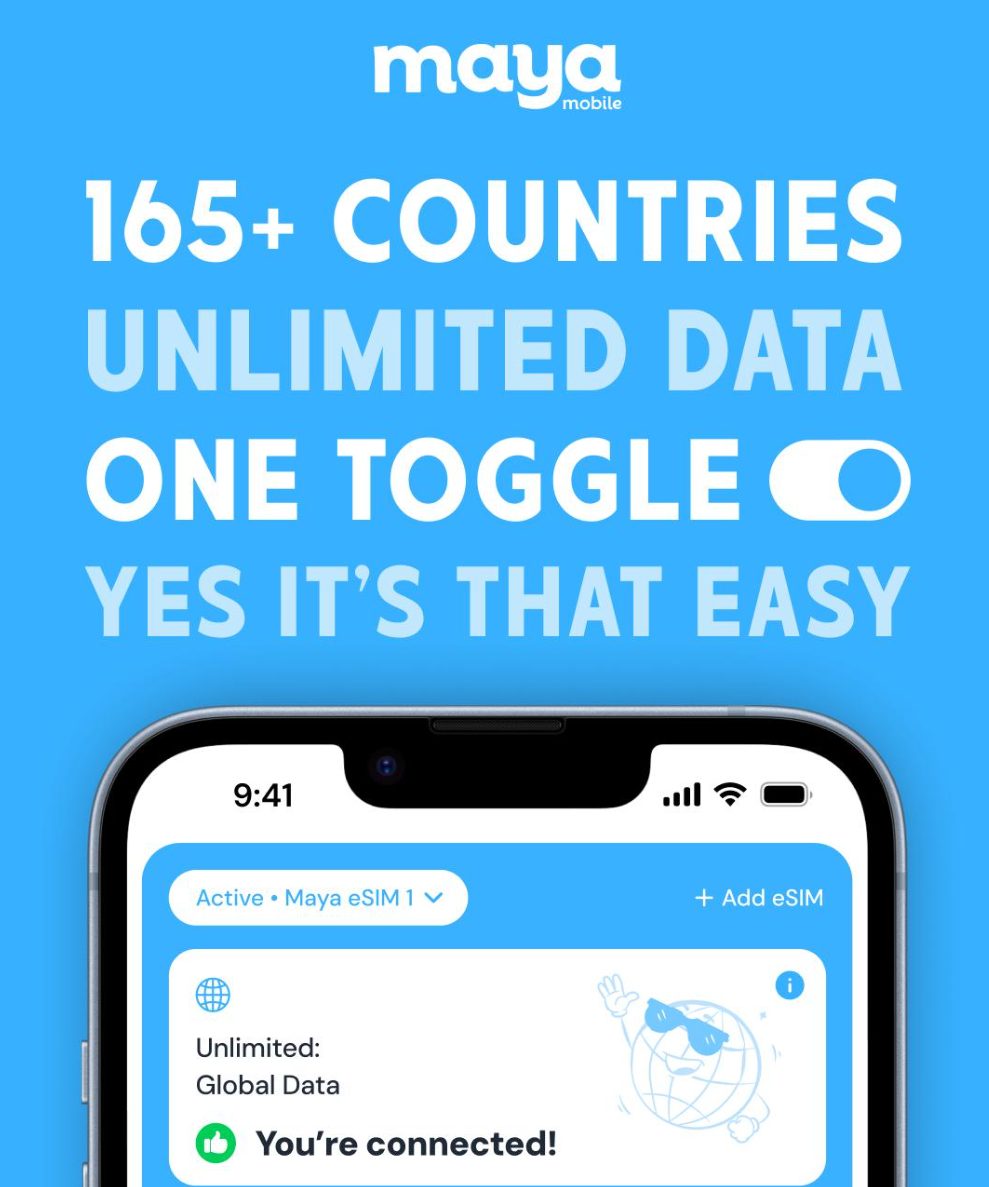 unlimited data - maya mobile esim