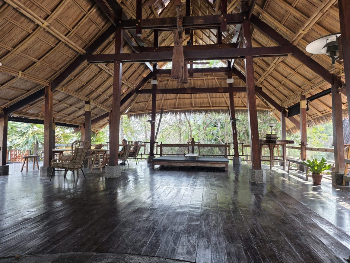 A La Natu Resort upper terrace for reading and chilling