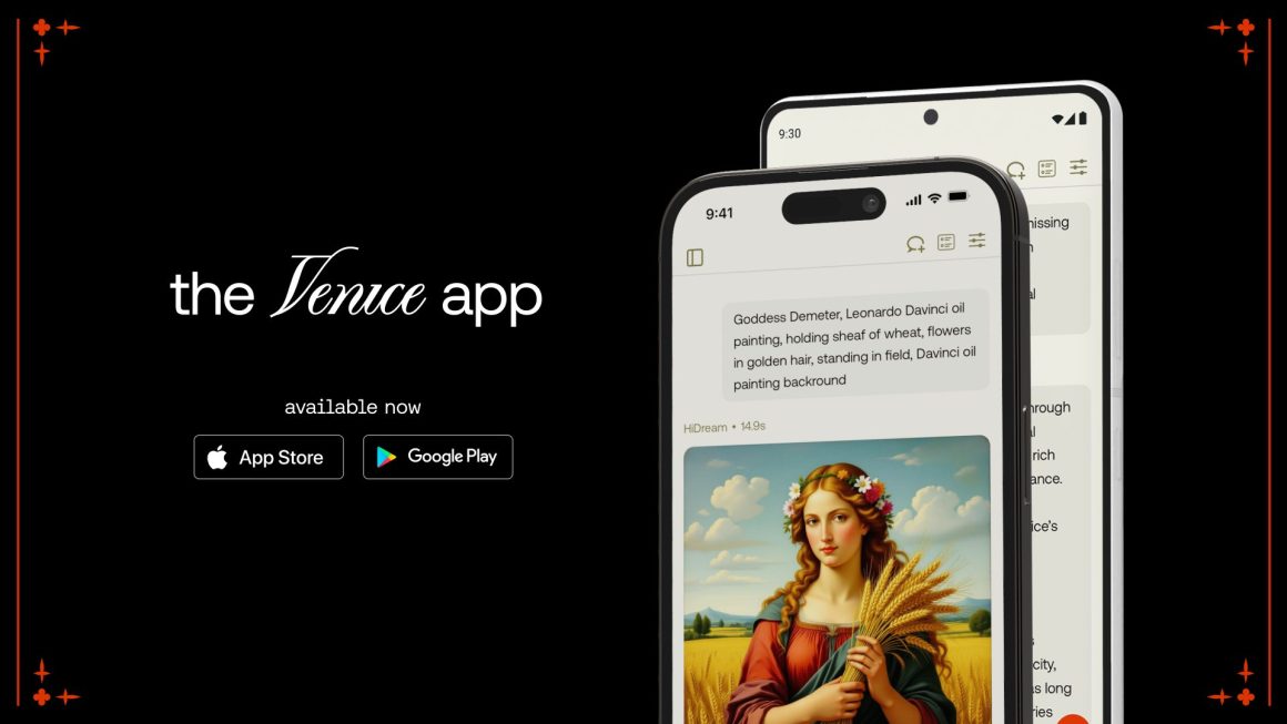 Venice AI app