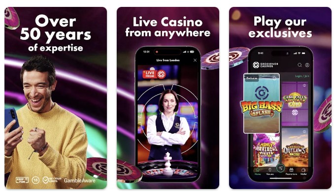 Grosvenor online casino UK