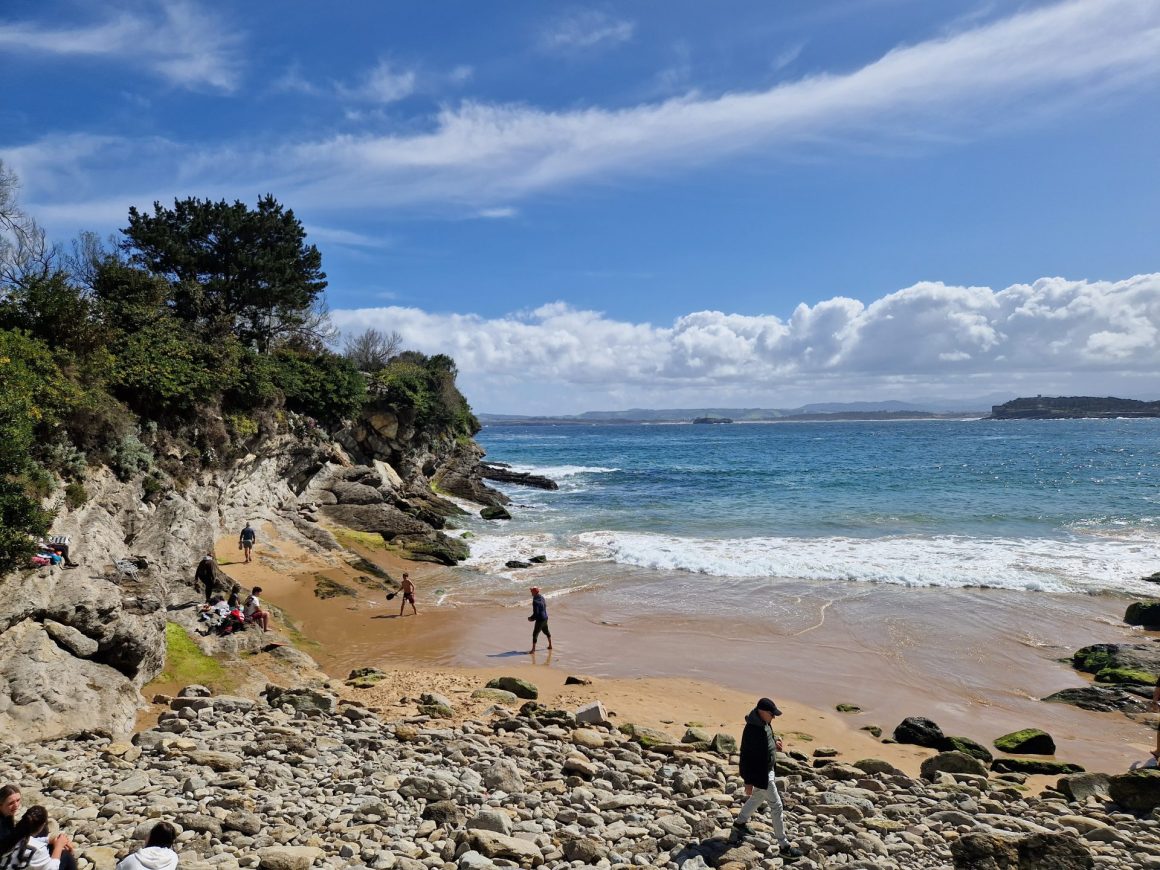 Beach in Santander, Spain