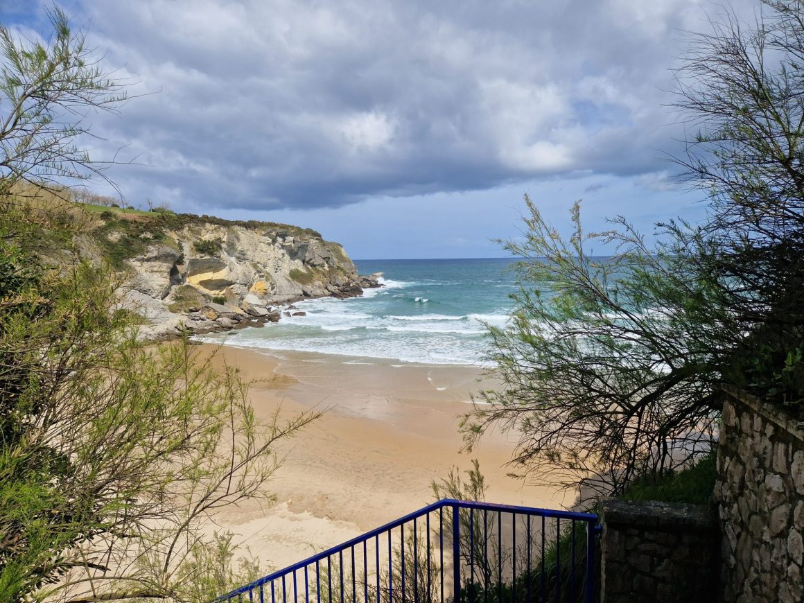 Playa de Mataleñas, Santander. Spain
