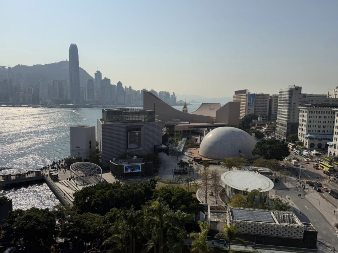 Aerial view of Hong Kong