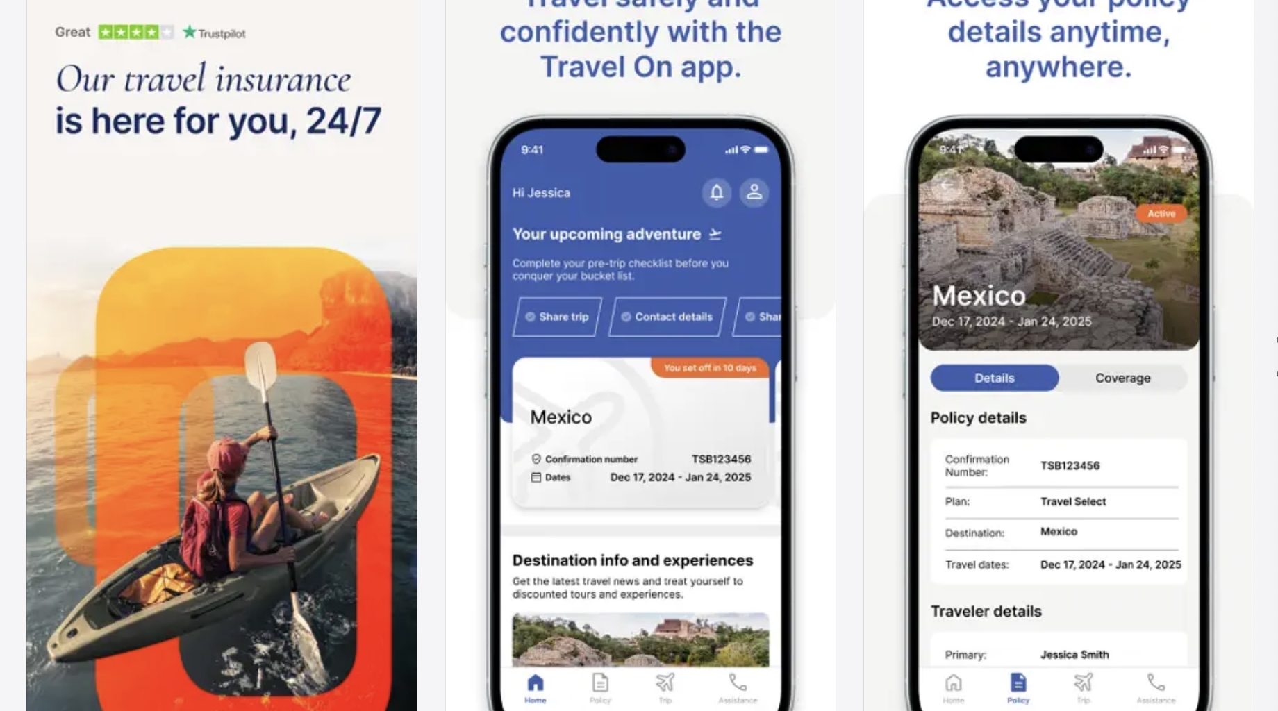 Travelex’s Insurance On Mobile App