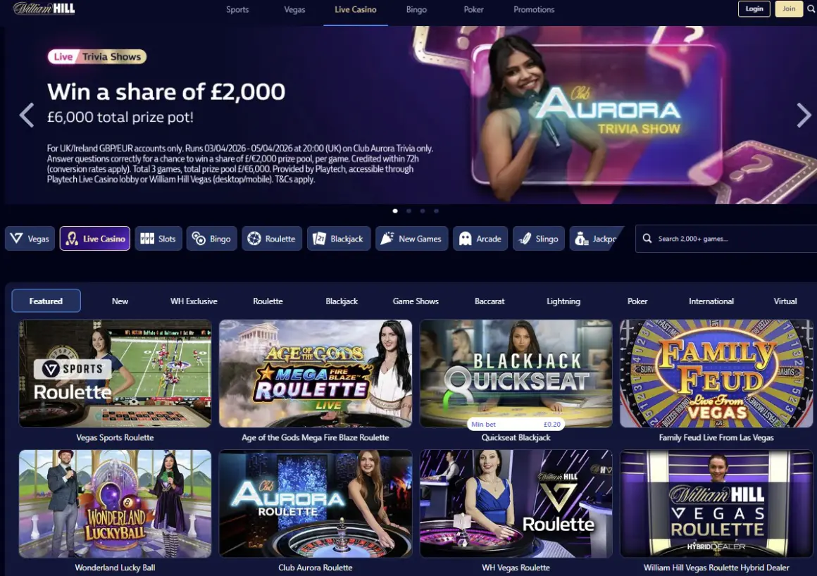 William hill casino