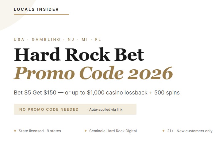 Hard Rock Bet Bonus Code and Offer