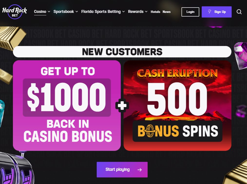 Hard Rock Bet Casino Offer (New Users)