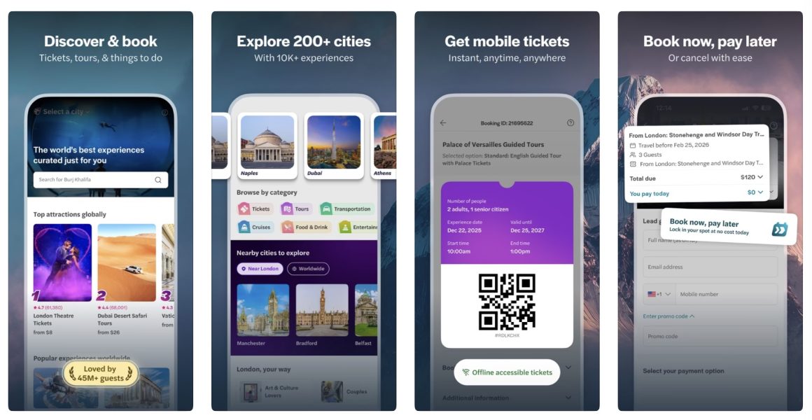 Headout Travel app