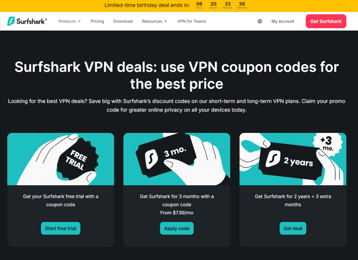 Surfshark vpn coupon codes