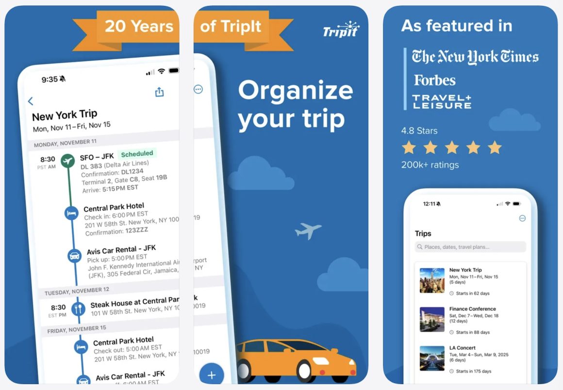 Tripit App